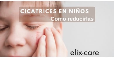 reducir eliminar cicatrices con parches cicatrizantes en niños y bebés